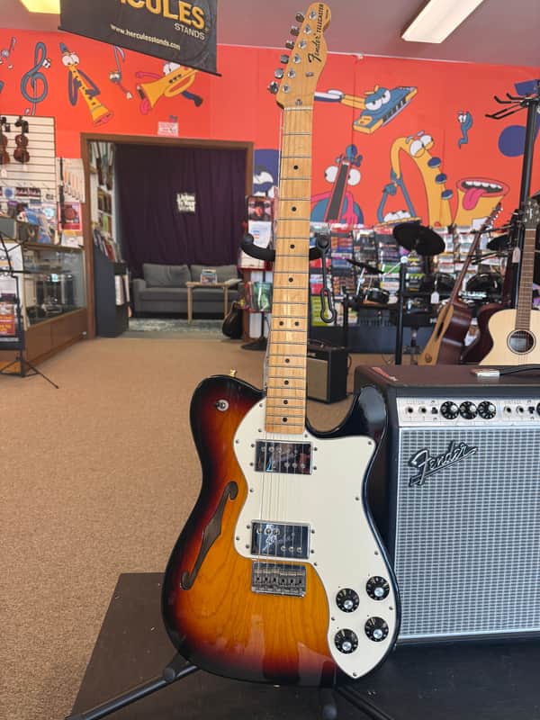 Fender Classic Series '72 Telecaster Thinline 2000 - 2018 - 3-Color Sunburst image 1