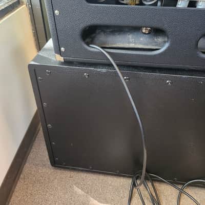 Vintage 1970s Fender Twin Reverb Amp Head w/ Footswitch and Used PRS HDRX 2x12" Speaker Cabinet image 11