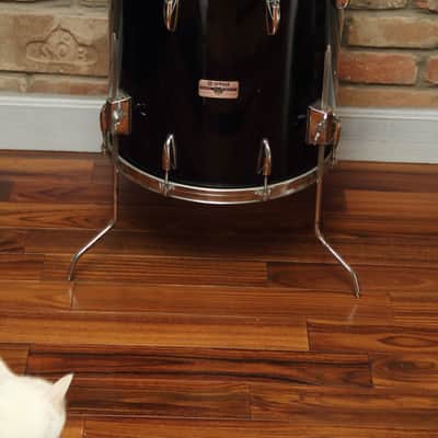 Yamaha 16" Tour Custom 8000 - solid black floor tom 16"x16 image 2