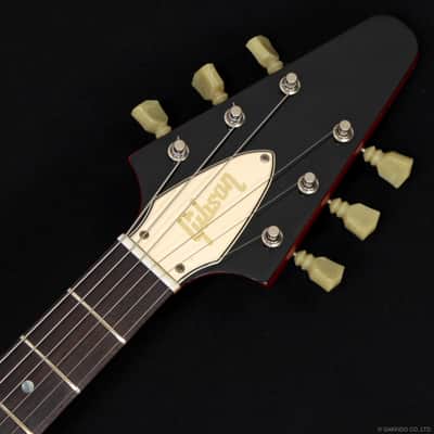 Gibson Custom Shop 1967 Flying V-K Korina w/Vibrola 2001 Cherry image 14