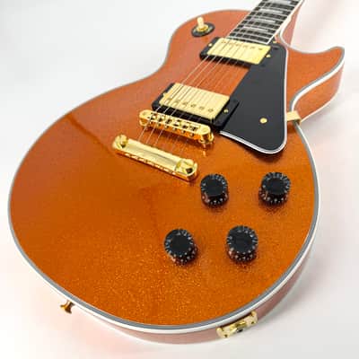 2024 Gibson Custom Made to Measure Les Paul Custom - Orange Sparkle image 2