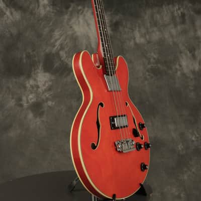RARE 1975 Ibanez "lawsuit" era EB-2D copy HOLLOW BODY bass made in Japan image 10