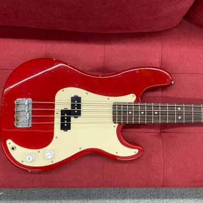Squier by Fender 50th Anniversary P-Bass 1996 - Torino Red image 1