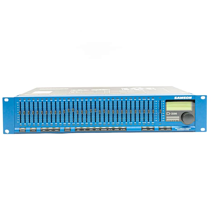 Samson D2500 Stereo Digital Graphic Equalizer 31-Band EQ Processor image 1