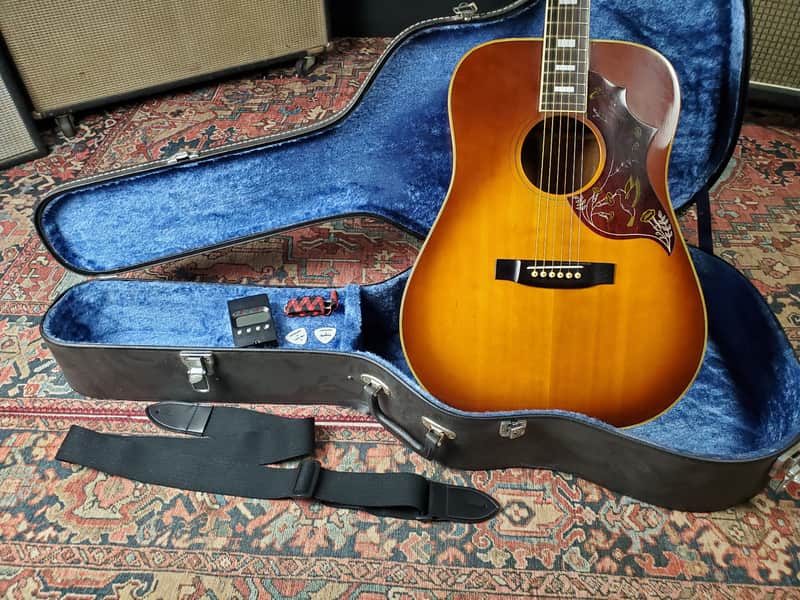 Morales M35 Humming Bird希少ヴィンテージサンバースト 1967-68 Morales M35 Hummingbird Sunburst Zen-on | Reverb