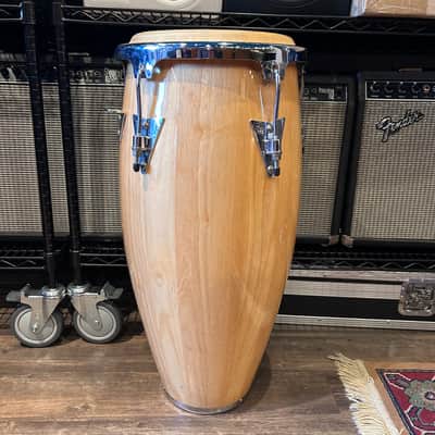 Latin Percussion LPA646-AW Aspire Series 10/11" Conga Set with Stand, Black Hardware 2010s - Natural image 13