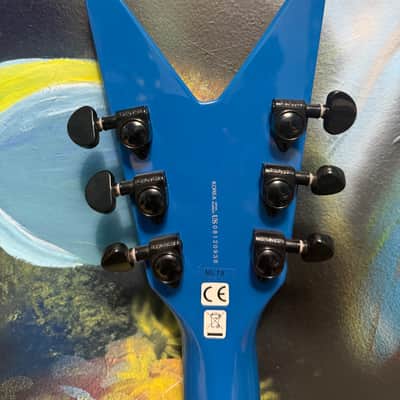 Dean Buddy Blaze ML Dimebag limited edition 1 of 300 2008 - Blue with Chrome Flame Design image 12