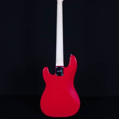 Squier Mini P-Bass, Laurel FB, Dakota Red image 7