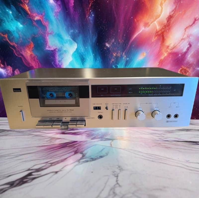 Immagine Vintage Sansui D-95M Stereo Cassette Deck Tape Recorder / Player Belt Replaced🎶 - 1