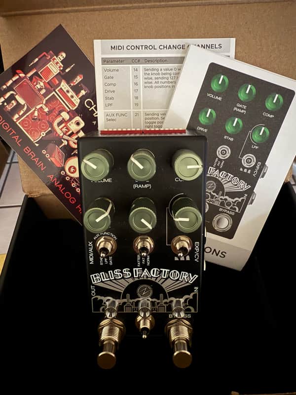 Chase Bliss & ZVEX The Bliss Factory - Pedal Movie Exclusive 2021 - Anodized Black image 1