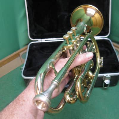 Olds Special Cornet 1963 2-Tone Bell - Reconditioned - Case & Olds 3 Mouthpiece image 15