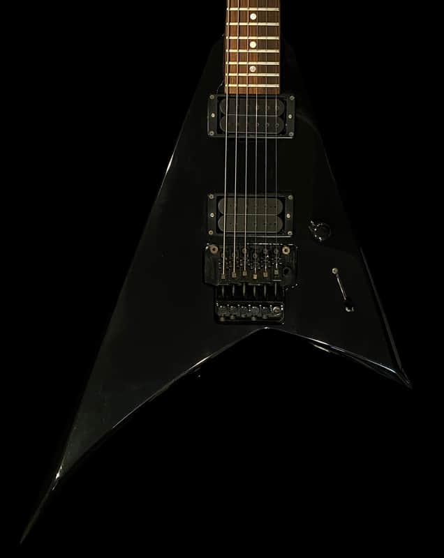 Jackson Rhoads EX Professional Flying V - Black - MIJ - Made in Japan - Circa 1992 - w/ Grover Jackson GigBag image 1