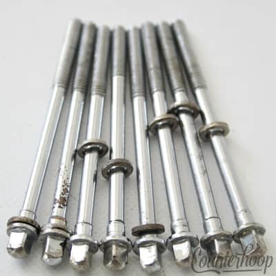 Slingerland 8x 3 1/8"Tension T-Rods Snare/Tom Drum Vintage50-60s Chrome Hardware image 2