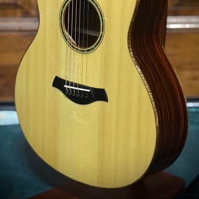 2007 R. Taylor Style 1 Swiss Alpine Spruce/ Beautiful Straight Grain Cocobolo/ Flame Koa Binding image 4