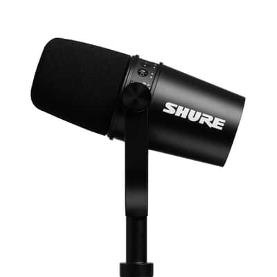 Shure MV7-K w/ Manfrotto PIXI Mini Tripod Stand image 4