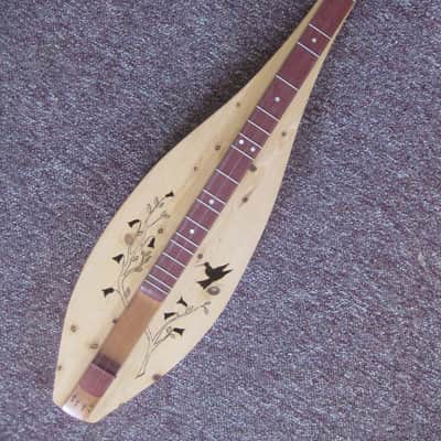 Teardrop Mountain Dulcimer 4 Strings Jack Henderson Hand Crafted Florida White Cypress Price Lowered image 1