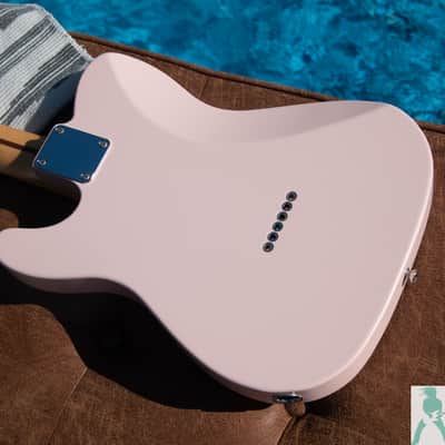 Fender Junior Collection Telecaster - Satin Shell Pink - Made in Japan - Pro Set Up w Perfect Frets/Action/Intonation! image 3