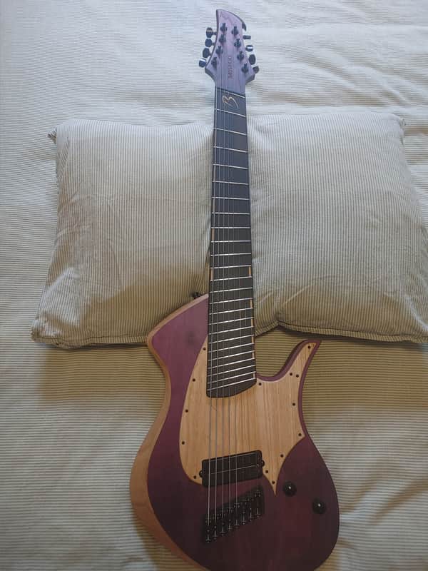 Badstroke Wendigo Multiscale 8-String Fan Fret Rare image 1