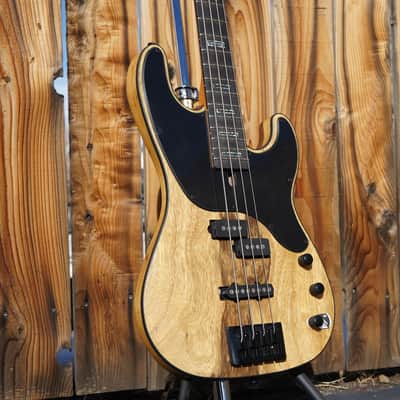 Schecter DIAMOND SERIES Model-T - Exotic Natural Satin 4-String Electric Bass Guitar image 1