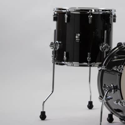 Sonor AQ2 Maple 14" Floor Tom , Transparent Black - IN STOCK image 1
