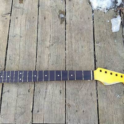 21 Fret Relic rosewood on  Maple Guitar neck nitro vintage tint St style guitar neck image 10