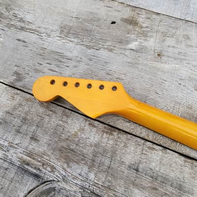 Canadian maple vintage tint Tree of life inlays rosewood bone nut guitar ST neck fits oem image 4