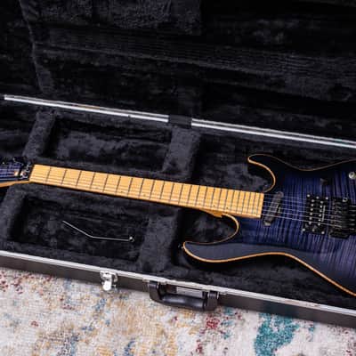 ESP Maverick Custom Shop 2000 - Transparent Purple Flamed Maple Top image 1