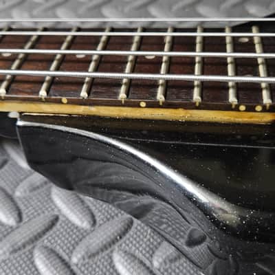 Hondo Alien Bass - Black Metalflake image 6
