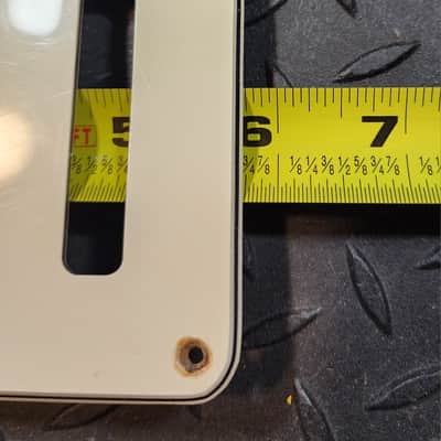 USA 3-ply Fender Pickguard and Back Plate 1986 Strat Cream/White Jewel Series Stratocaster US American image 5