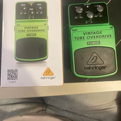 Behringer TO800 Vintage Tube Overdrive 2010s - Green image 1