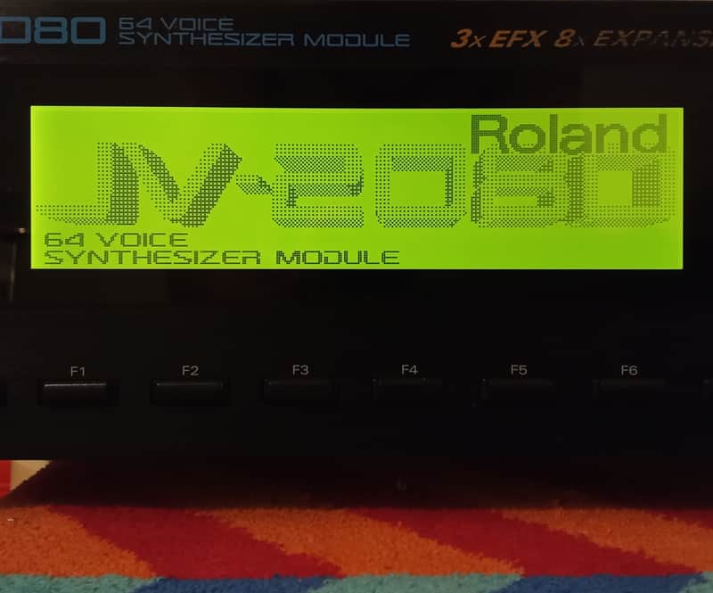 New green display + glass protective cover for Roland Jv 2080 (price valid until 03/08) image 1