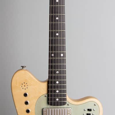 Deimel Guitarworks  Bluestar Semi-Hollow Body Electric Guitar (2020), ser. #13, original molded black plastic hard shell case. image 8