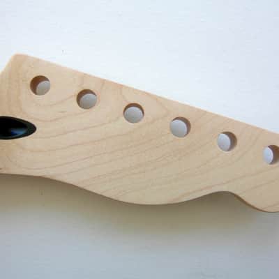 TELECASTER Neck-1 11/16ths (43mm) Nut Width/ Natural / 22 Med Jumbo Frets /Rosewood Insert, w/Warmoth Bone Nut (fits Fender TELE image 5