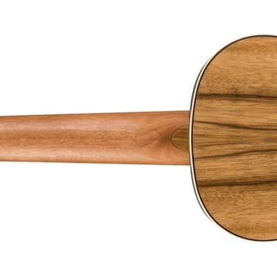 Fender Dhani Harrison Ukulele, Walnut Fingerboard, Turquoise w/Gig Bag image 5