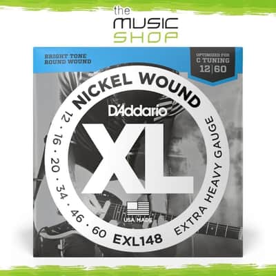 D'Addario XL 12-60 Extra Heavy Electric Guitar Strings - EXL148 image 1