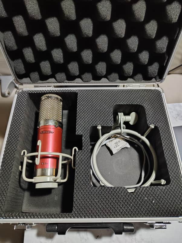 Avantone CK‑6 Classic Condenser Microphone – Red/Chrome – Shock Mount + Hard Case imagen 1