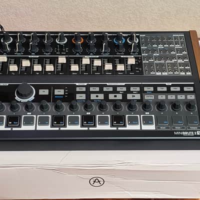 Arturia MiniBrute 2S Desktop Analog Synthesizer 2018 - Present - Black image 1