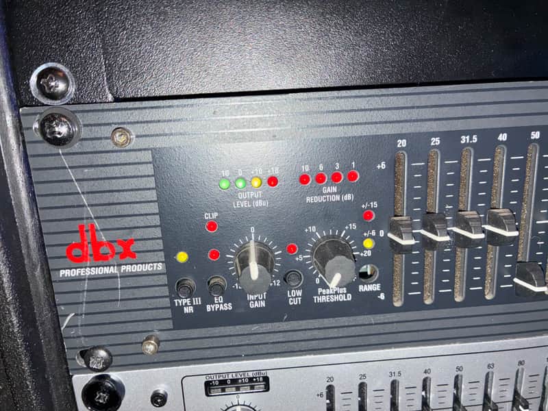 Free Shipping - dbx 2031 Graphic Equalizer / Limiter with Type III Noise Reduction 2010s - Black image 1