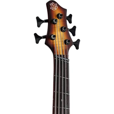 Ibanez BTB705LM-NNF BTB Bass Workshop 5-String Multi-Sscale Bass - Natural Browned Burst Flat image 10