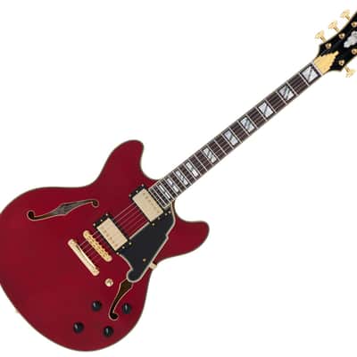 D'angelico Excel DC w/ Stop-Bar Tailpiece - Trans Cherry - B-Stock image 3