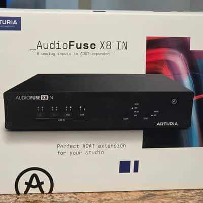 Arturia AudioFuse X8 IN 8-Channel ADAT Input Expander — MINT, Original Box & Accessories