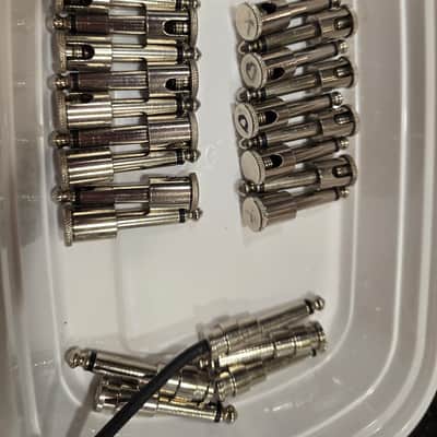 George L's Pedal Board Effects Cable Kit - Nickel angled image 1