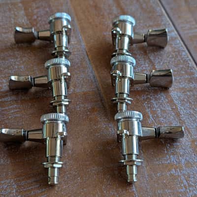 Gotoh Gretsch Branded Magnum Locking Tuning Pegs Nickel EXCELLENT image 7