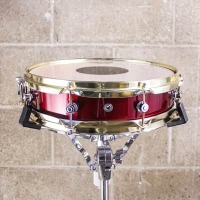 Neil Peart's DW 3.5" x 13" Red Sparkle Lacquer Snare Drum image 5