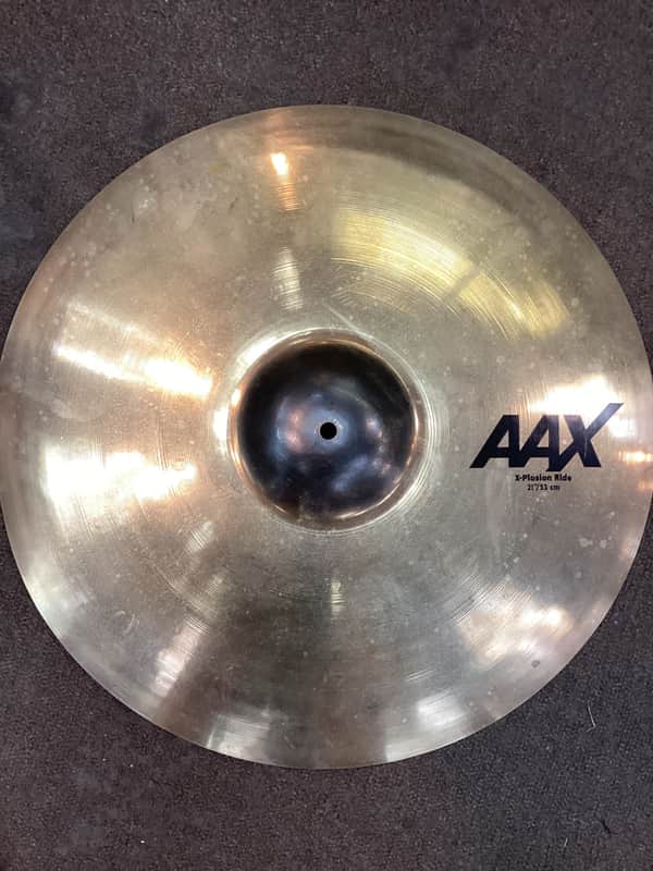 Sabian 21" AAX X-Plosion Ride Cymbal 2019 - Present - Natural READ Desc image 1