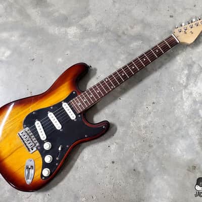 Cort / Memphis / Samick Lawsuit Era MIK S-Style Electric Guitar (1970s, Honeyburst) image 3