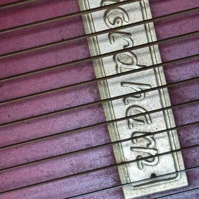 Markneukirchen autoharp vintage, German ChordHarp 1980’s - Painted image 3