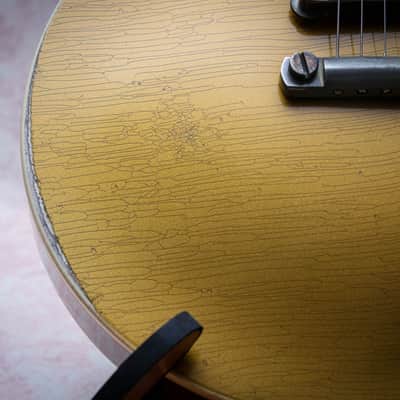 GIBSON USA Custom Shop 56 Reissue Les Reissue Paul Murphy Lab Hvy Aged "Goldtop" (2026) image 11