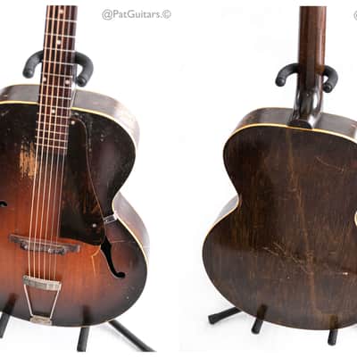 1949 Gibson L-48 archtop acoustic guitar in Sunburst imagen 9