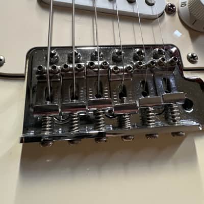 2003 Fender Standard Stratocaster MIM - Arctic White Made in Mexico Strat Excellent Condition image 8